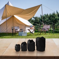 4PCS Nylon Stuff Sacks with Drawstring Outdoor Camping Storage Solutions