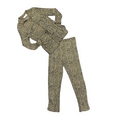 Vintage Norton McNaughton Pants Shirt Suit Set Size 12  14 Stretchy Rayon READ