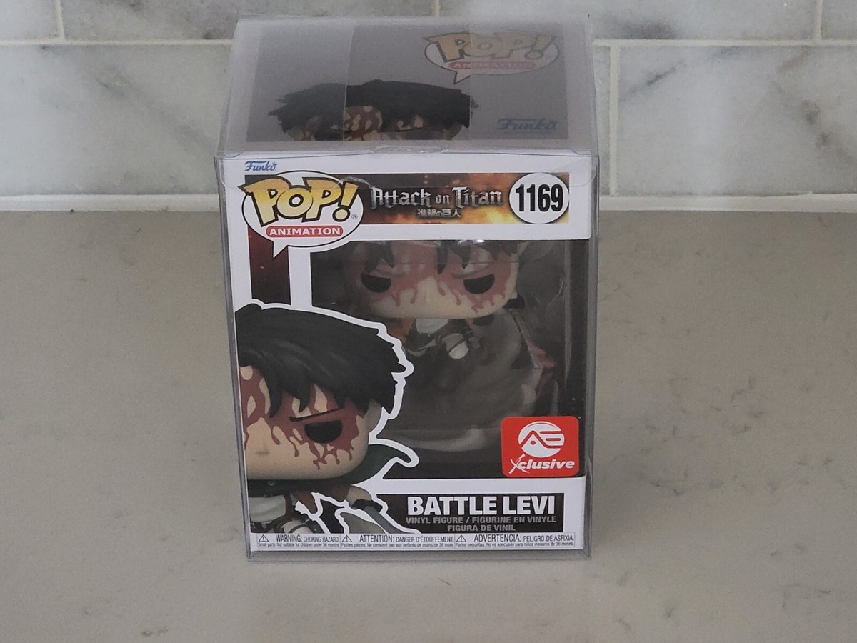 FUNKO POP! ANIMATION: Attack on Titan Battle Levi ( Bloody ) AE