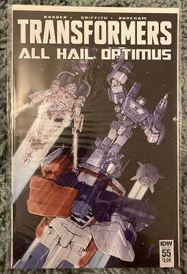 Transformers #55 Cover A IDW 2016 Sent In A Cardboard Mailer