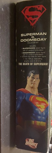 Superman vs. Doomsday Action Figure Comic Book Collector Set - Picture 4 of 6