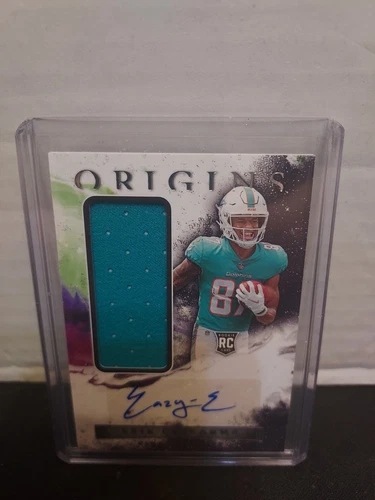 2022 Panini Origins Football Erik Ezukanma Rookie Relic Auto Dolphins