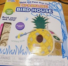 Make Your Own Sparkling Bird House Pineapple DIY Kit Kids Activity Set Craft