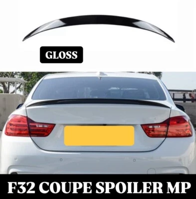 STM BMW 4 SERIES F32 GLOSS BLACK MP STYLE REAR BOOT SPOILER COUPE 2013-2020