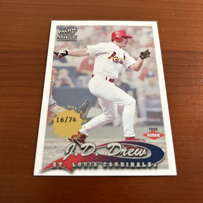1999 Pacific Paramount Opening Day /74 JD Drew #191