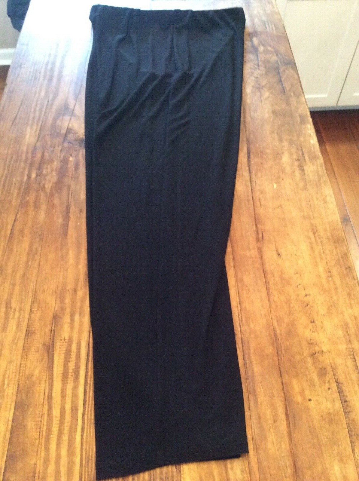 CARIB LADIES SOLID BLACK POLYESTER NYLON DRESS PA… - image 1