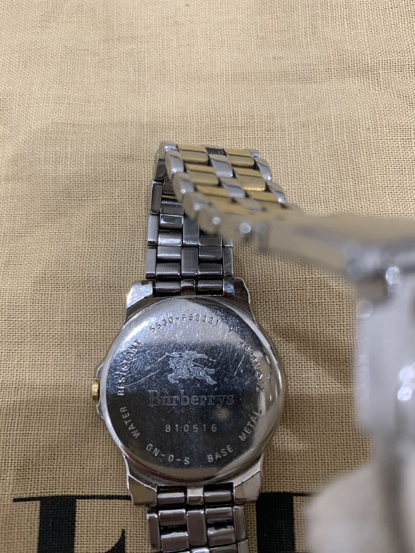 BURBERRY バーバリー 5530-F52321 クォーツ 腕時計 コンビ BURBERRY バーバリー 5530-F52321 クォーツ 腕時計 コンビ