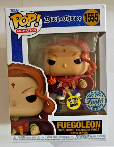 Funko Pop! Black Clover Fuegoleon #1555  Special Edition Glows in the dark
