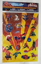 Sheet of 24 Puffy 3D Marvel Ultimate Spider-man Stickers Spiderman NEW