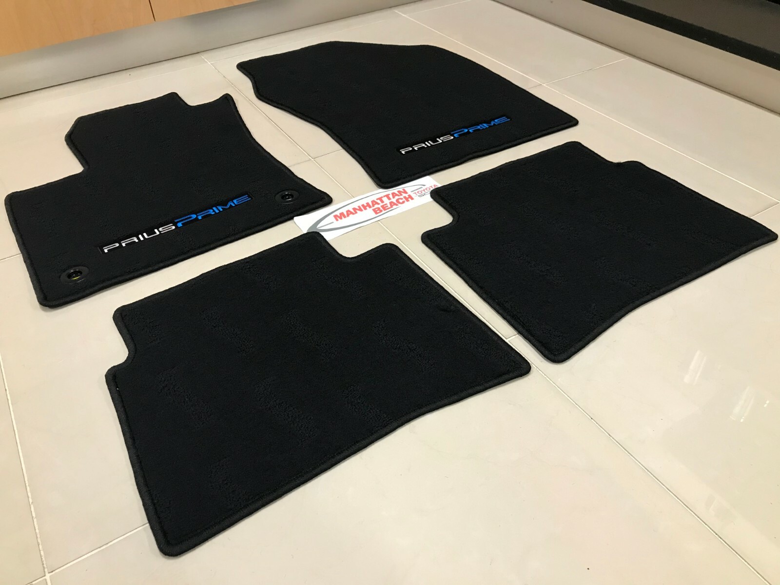 1720 PRIUS PRIME BLACK CARPET FLOOR MATS GENUINE TOYOTA PT9194716025