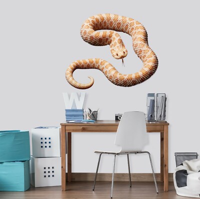 3D Gefleckt Schlange C32 Tier Wallpaper Wandbild Poster Wandaufkleber Abziehbild