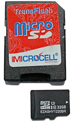 Micro SD Handy Speicherkarte 32GB plus SD Adapter für kompatible Mobiltelefone 2