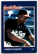1988 Grand Slam Baseball Card Kinnis Pledger a South Bend White Sox #9