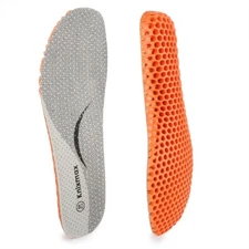 Knixmax Leather Insoles For Men Sports Shoes Inserts Plantar Fasciitis Flat Feet