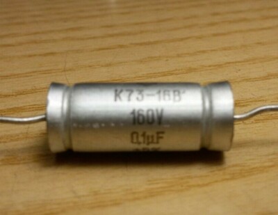 Capacitor 0.47uF 630V /-5% K73-16 Audio PETP Made In USSR - Foto 6