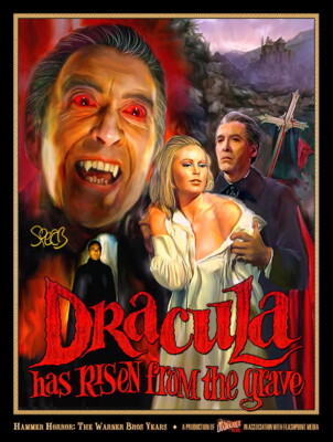 Dracula Has Risen From The Grave 18x24 Exclusive Collector's Hammer Art Poster  