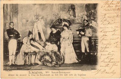 PC THEATRE START SARAH BERNHARDT L'AIGLON AVANT DE MOURIR (a44903)