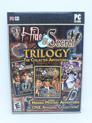 Hide & Secret Trilogy (3 PC Game Set) Windows Vista / XP * Brand New & Sealed