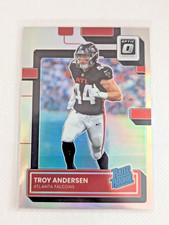 Troy Andersen Atlanta Falcons Rookie RC Silver Prizm Holo 2022 Donruss Optic 273