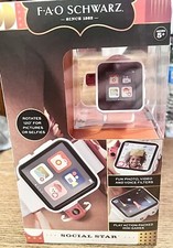 FAO Schwarz Social Star Selfie Smart Watch Rotates 120 For Pictures New