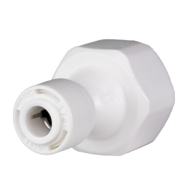 1/2'' BSP auf 1/4'' Push Fit Hahn Adapter Trinkwasser Zufuhr Anschluss Fitting