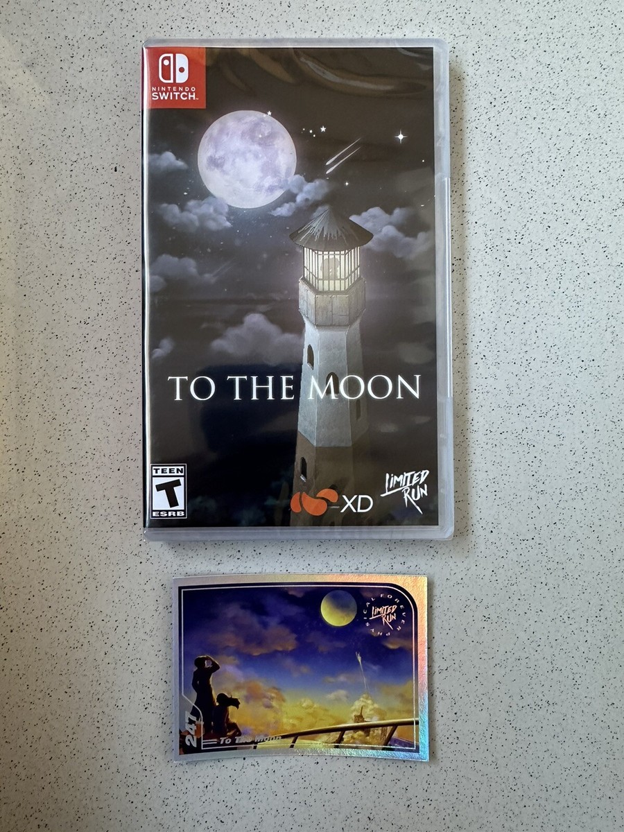 To The Moon Limited Run Games+ TRADING Card Nintendo Switch