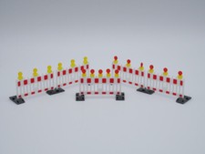 Absperrschranke  - Maßstab 1:50 - 5 Stück - Warnleuchten und Transportgestell