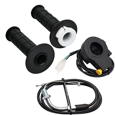 7/8'' 22mm Twist Throttle Handle Grip + Ignition Kill Assembly 49cc Pocket Bike