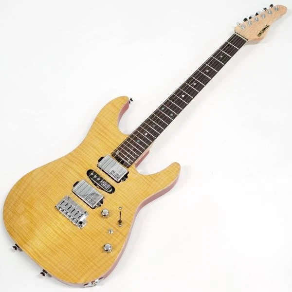SCHECTER EX-5B-24-CTM-VTR Happy Yellow HR made in japan limited 