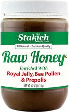 2 jars of 40oz ROYAL JELLY BEE POLLEN PROPOLIS RAW HONEY 100 pure SPECIAL