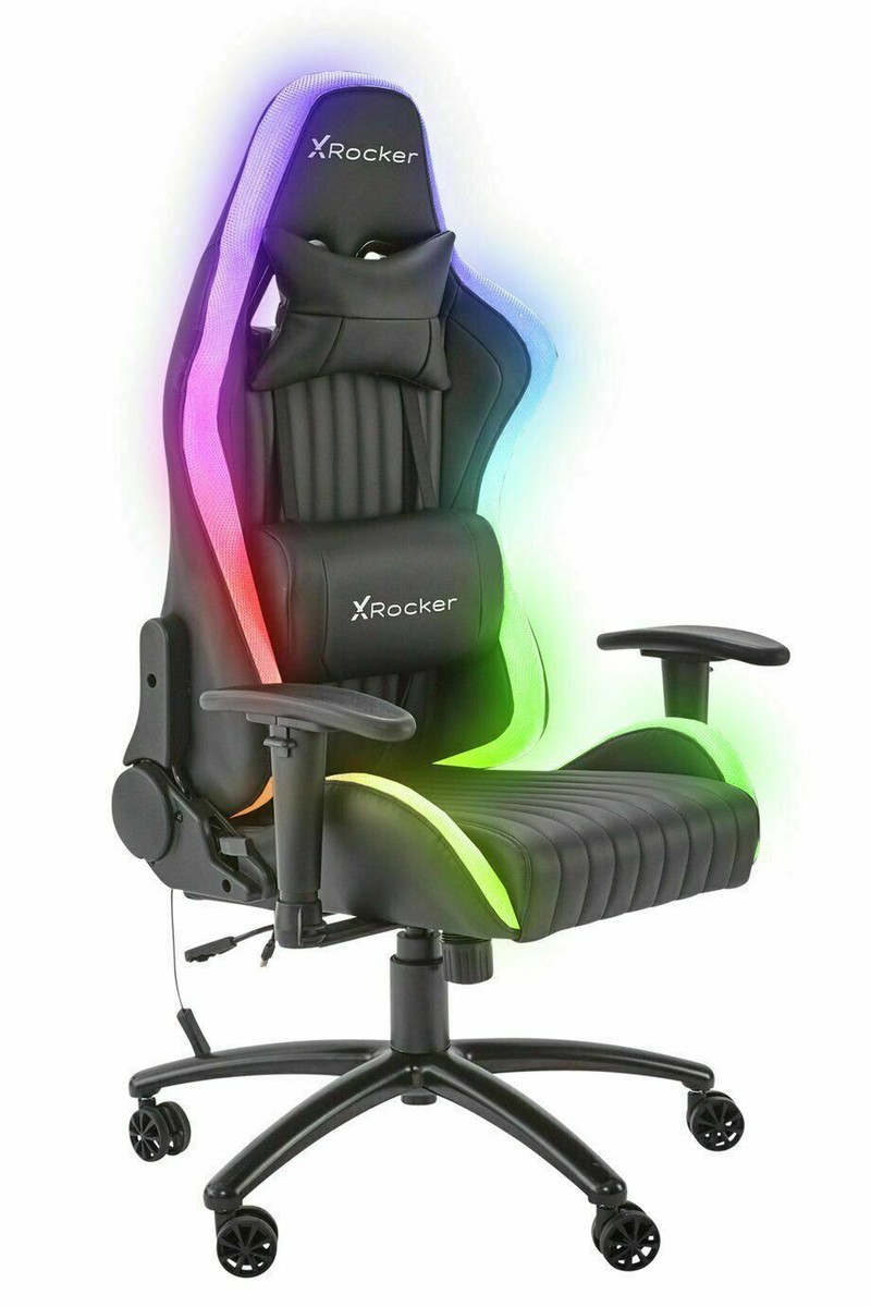 Rocker Alpha Esports X Rocker Black Gaming Chair Rocker Alpha