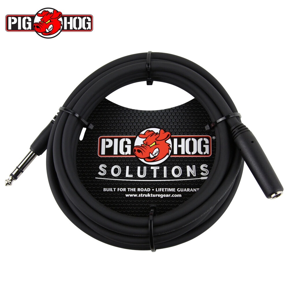 Pig Hog PHX1410 10FT 1/4" TRS F to 1/4" TRS M Headphone Extension Cable eBay