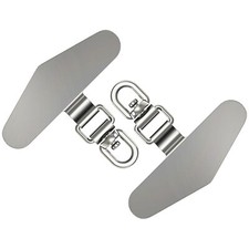 2 Pack 360 Degree Rotation Metal Phone Tether Universal Phone Lanyard Patch