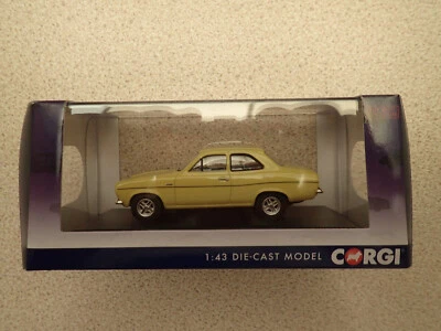 CORGI Vanguards 1:43 VA09527 Ford Escort Mk1 RS2000 Daytona Yellow Ltd Edn BNIB