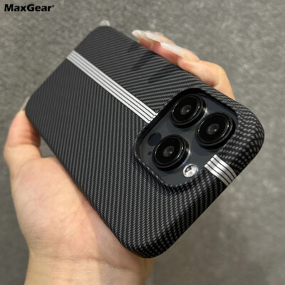 Carbon Hülle für iPhone 13 17 e Plus Pro Max   Magnetisch