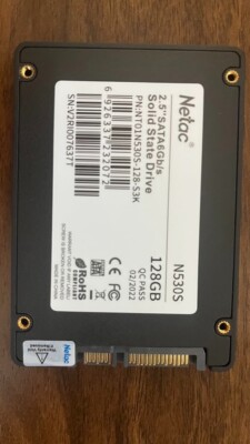 Netac N530S 128GB 2.5'' in SATA III Internal Solid State Drive