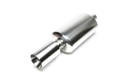SPORT-AUSPUFF, ENDSCHALLDÄMPFER, MUFFLER, ENDTOPF, UNIVERSAL NEU, 100mm glatt