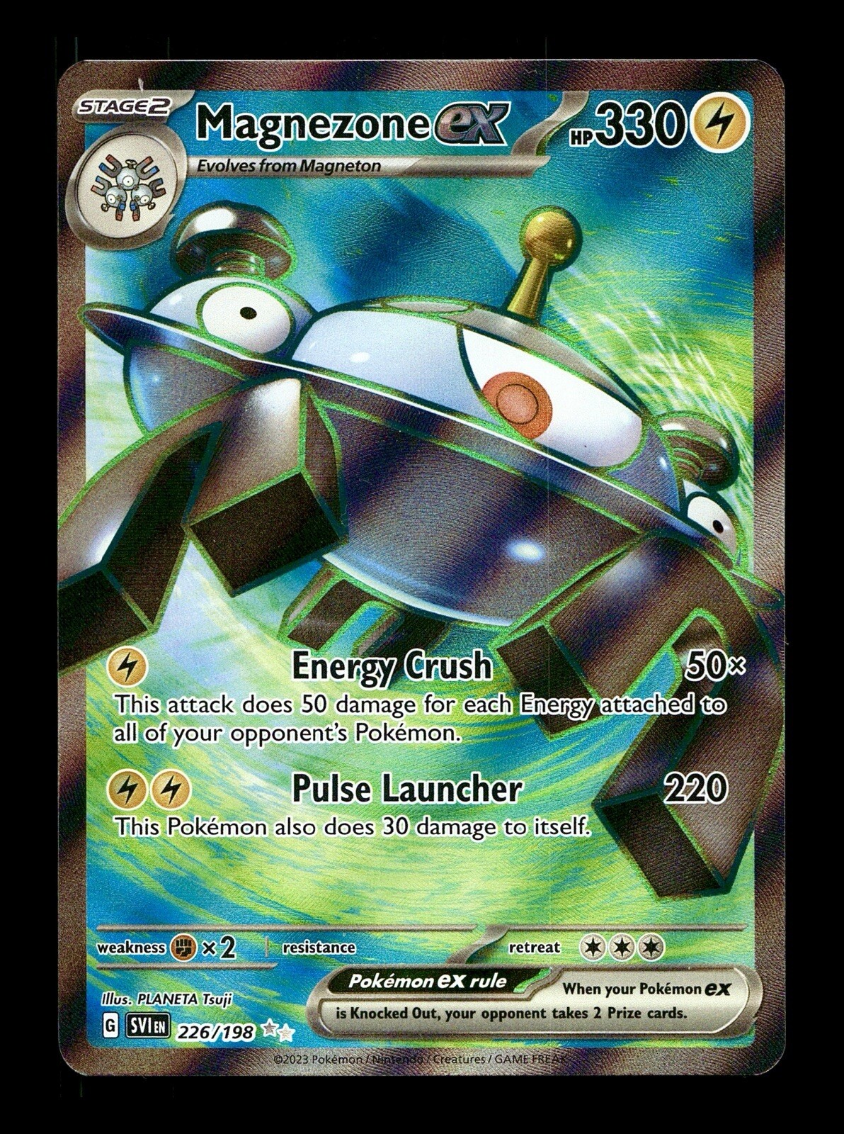 [NM] Magnezone ex English Scarlet & Violet Base Set 226/198 Pokemon