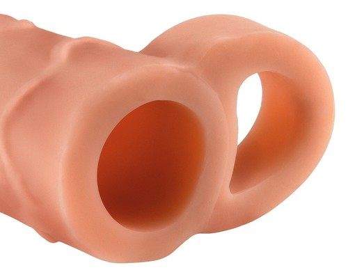 Gummi Penishülle Sleeve hautfarbig 1" - Bild 2 von 4