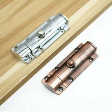 Zinc Alloy Wood Door Bolt Button Security Safety Locks Barrle Bolt Clasp Antique