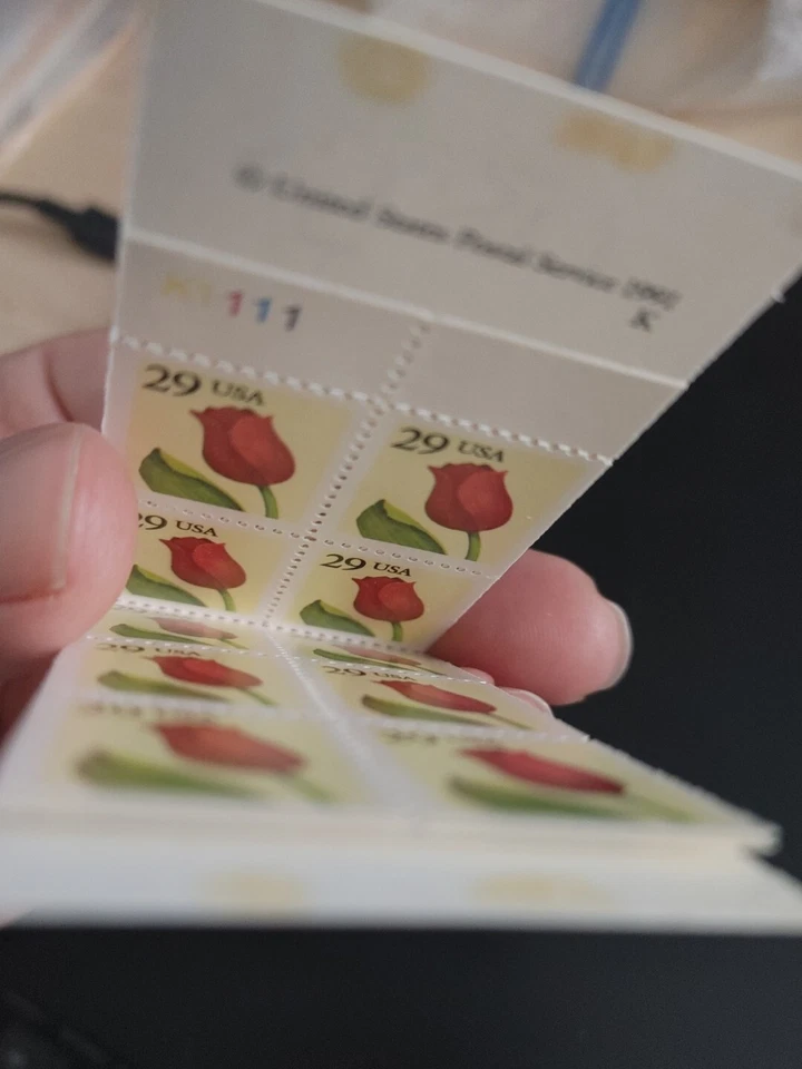 US Scott BK185 MNH 1991 $5.80 Booklet Tulip Stamps K1111. Free Shipping! - Image 3 of 3