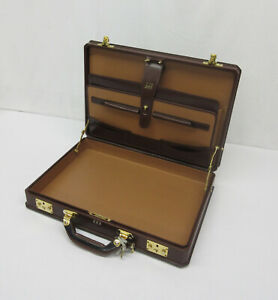 Dunhill London Brown Leather Vintage Men’s Attaché/Hard Briefcase | eBay