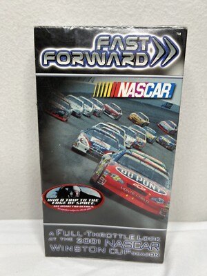 Fast Forward 2001 Nascar VHS VCR Video Tape Movie Sealed Dale Earnhardt Gordon