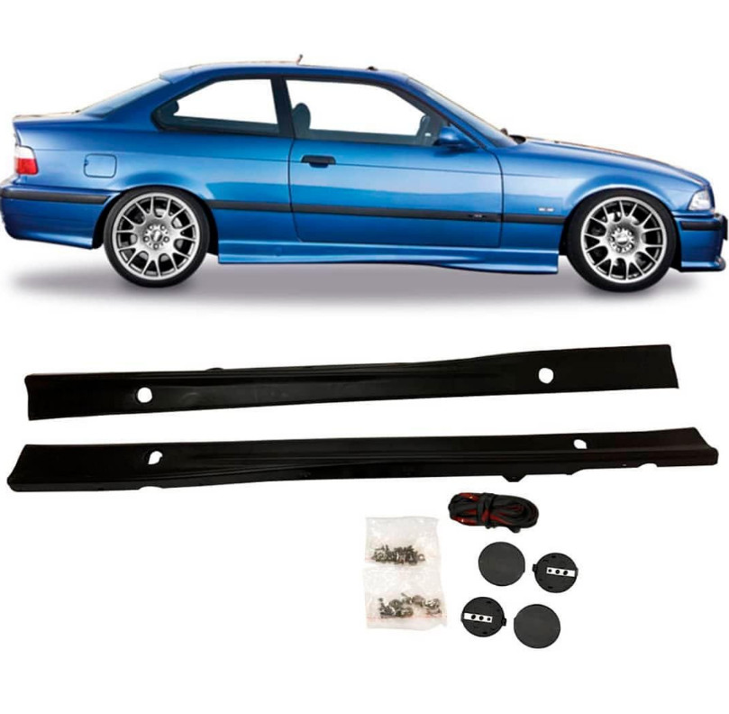  E36 M3 スカッフプレート　左右セット BMW E36 M3 M Side Skirt Set ABS Plastic Sill Covers Performance