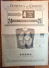 Pubblicita' Orologi Omega -Anni 50 da La Domenica del Corriere-N.4354