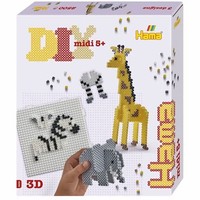 Hama BüGelperlen Geschenkpackung 3D Safari 2500 StüCk