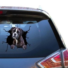 Boxer Car Decal Boxer Dog Window Sticker Boxer Dogs Stickers Boxer Dog Dad Gifts