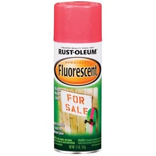 Rust-Oleum 1959830 Specialty Fluorescent Pink Spray Paint 11 oz