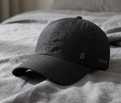 Casquette de sport ultra respirante noir DISANGSA ☀️ - Photo 1/2