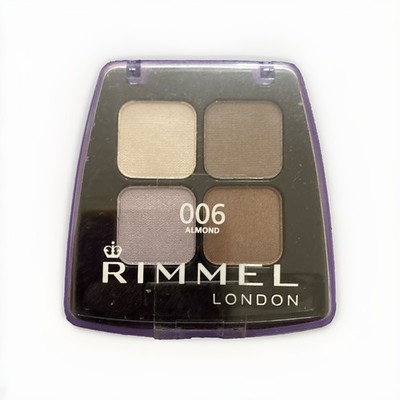 Rimmel London Colour Rush Quad Eye Shadow #006 Almond. HTF. READ